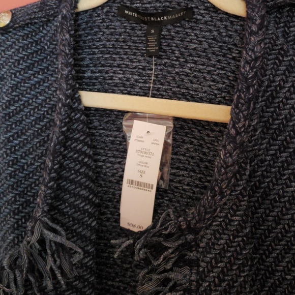 NWT White House Black Market tweedy jacket. - Picture 2 of 5